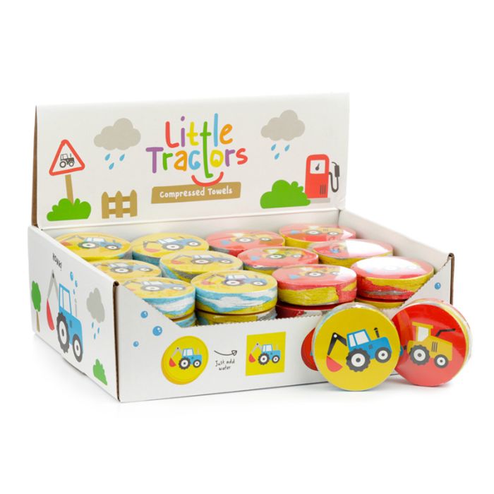 Little Tractors Komprimerad Resehandduk