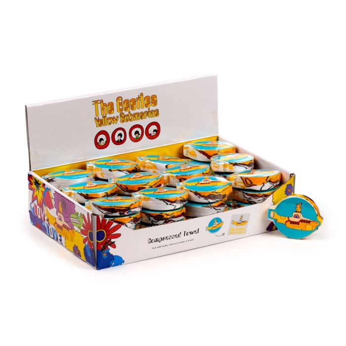 The Beatles Yellow Submarine Komprimerad Resehandduk