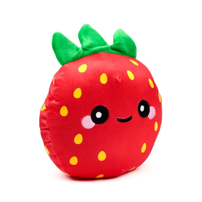 Squidglys Elidi the Strawberry Jordgubbe Foodiemals Plysch Leksak