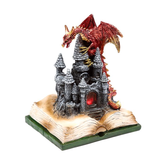 Dark Legends LED Enchanted Fairytale Castle Fire Drake