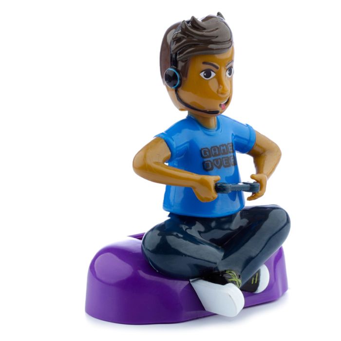 Game Over Gamer Solcellsfigur