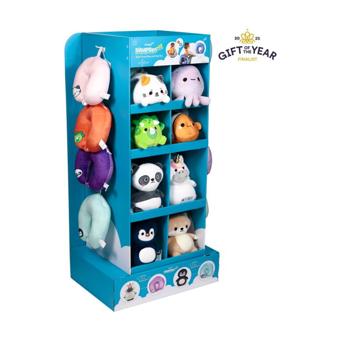 8 Fack FSDU Displayställ för Swapseazzz Resekuddar & Leksak