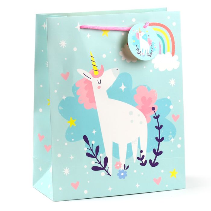 Unicorn Magic Enhörning Presentpåse Stor