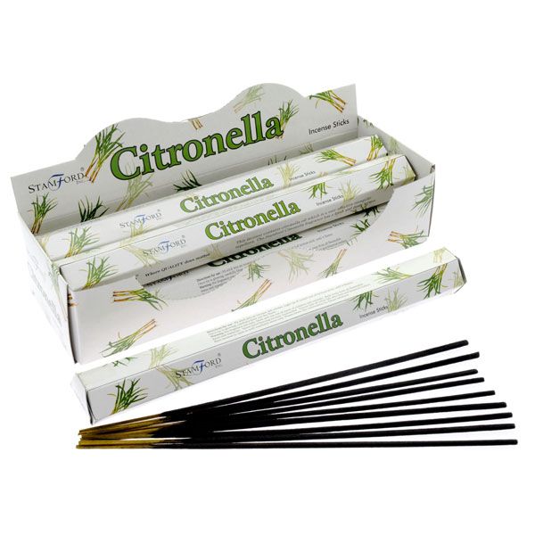 Stamford Premium Hex Rökelse Stickor - Citronella 37120