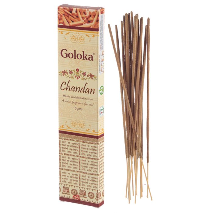 Goloka Masala Chandan Sandalwood Rökelsestickor