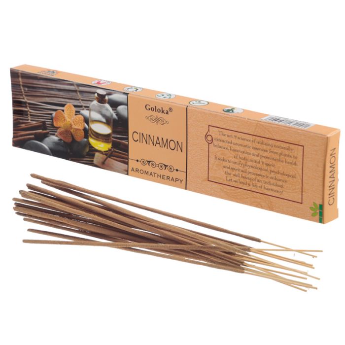 Goloka Aromatherapy Kanel Rökelsestickor