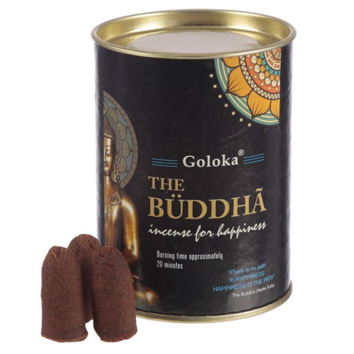 Goloka Backflow Buddha Rökelsekoner