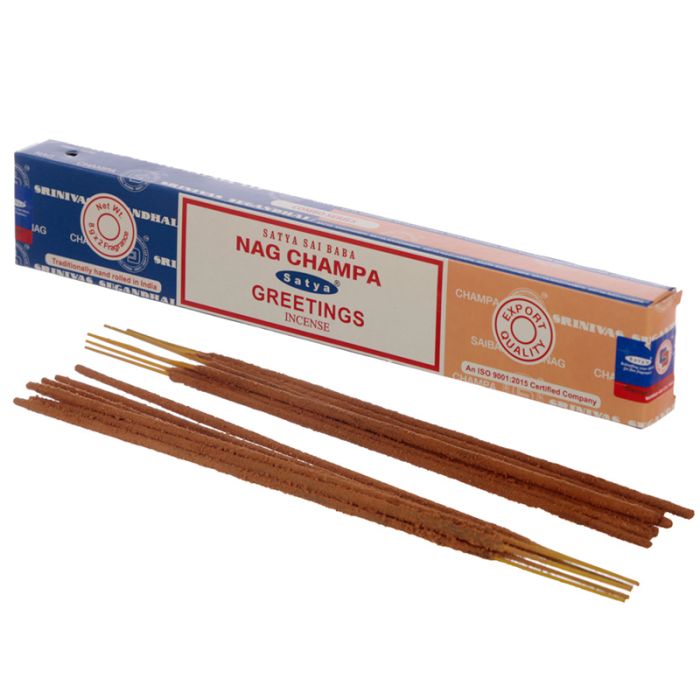 01320 Satya Nag Champa & Greetings Rökelsestickor