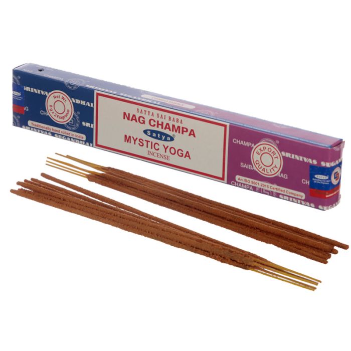 01325 Satya Nag Champa & Mystic Yoga Rökelsestickor