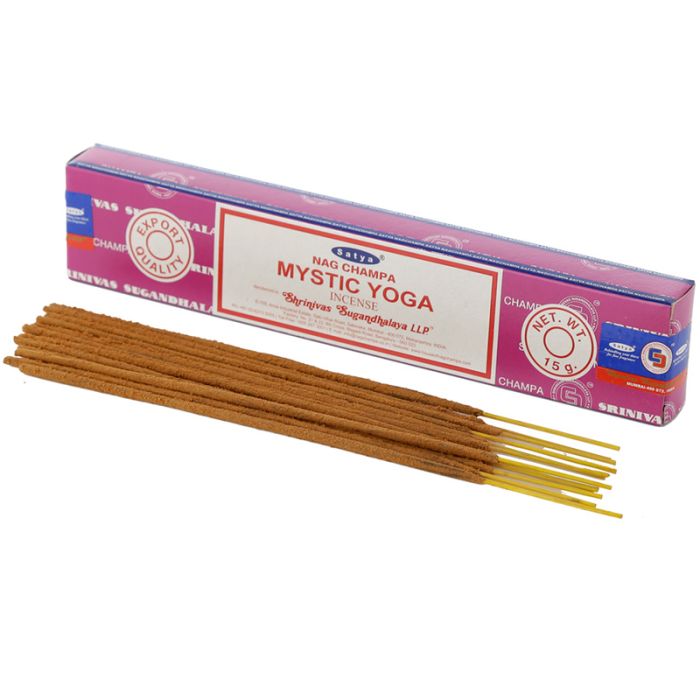 01410 Satya VFM Mystic Yoga Nag Champa Rökelsestickor
