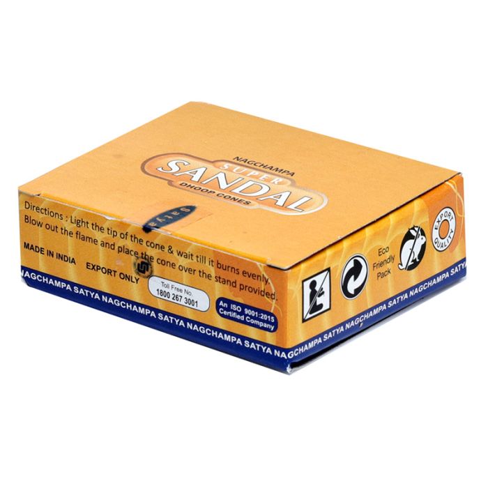 01433 Satya Nag Champa Sandalwood Dhoop Rökelsekoner