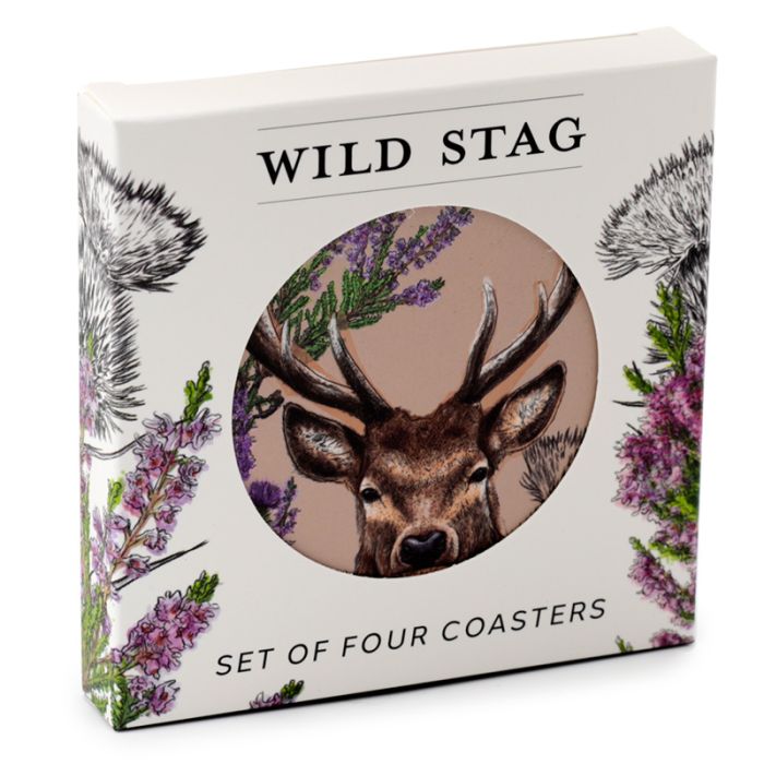 Wild Stag Hjort 4-Pack Underlägg