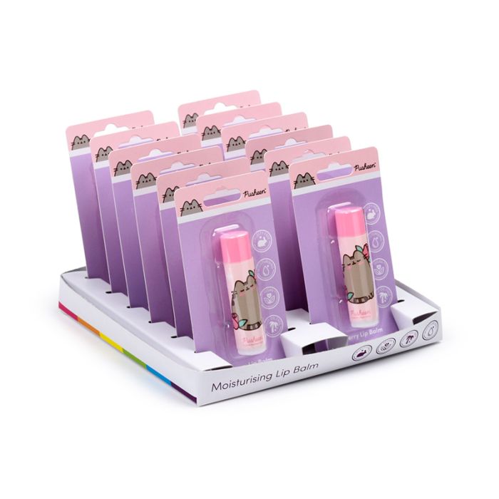 Pusheen the Cat Jordgubb Läppbalsam i Sticka