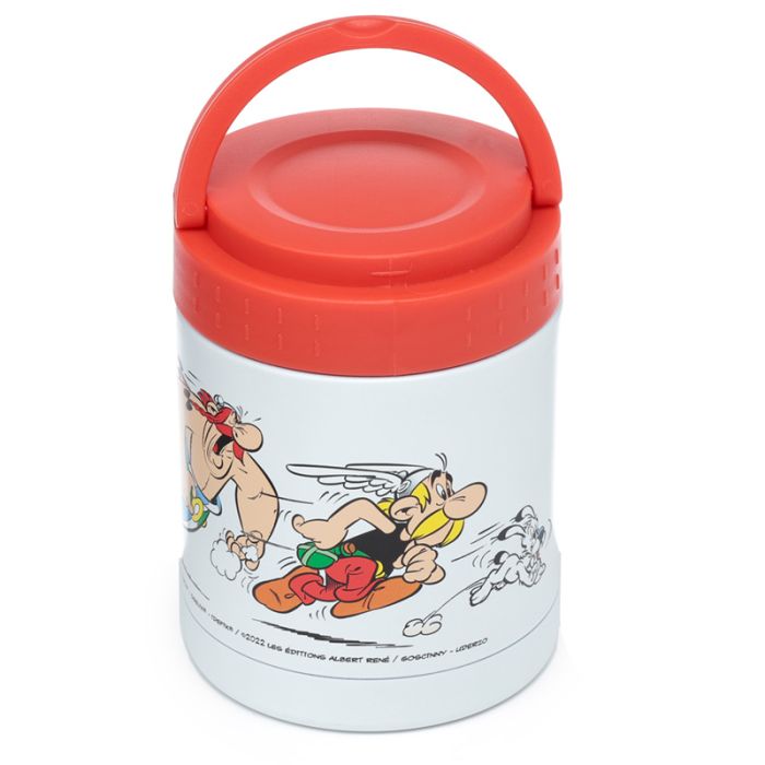 Asterix & Obelix Återanvändbar Värmeisolerad Lunchburk i Rostfritt Stål för Varm & Kall Mat 500ml
