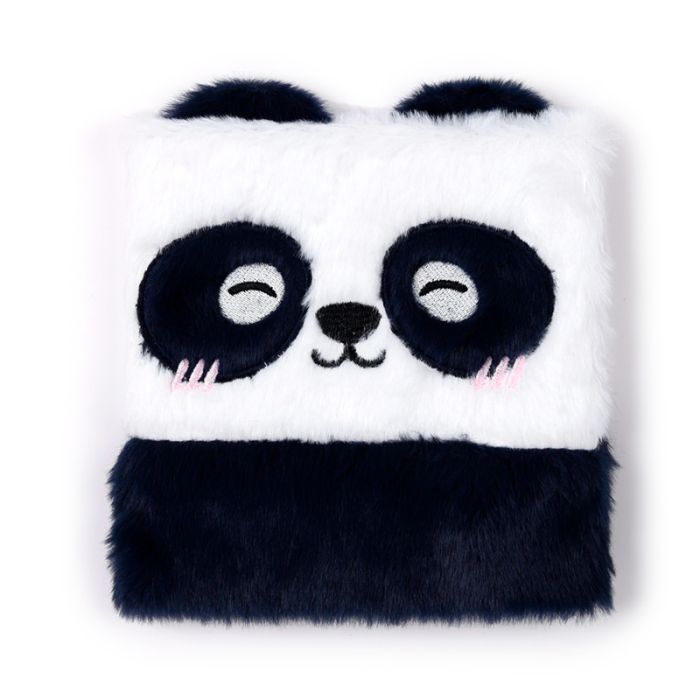 Adoramals Panda Plysch Fluffies Anteckningsbok