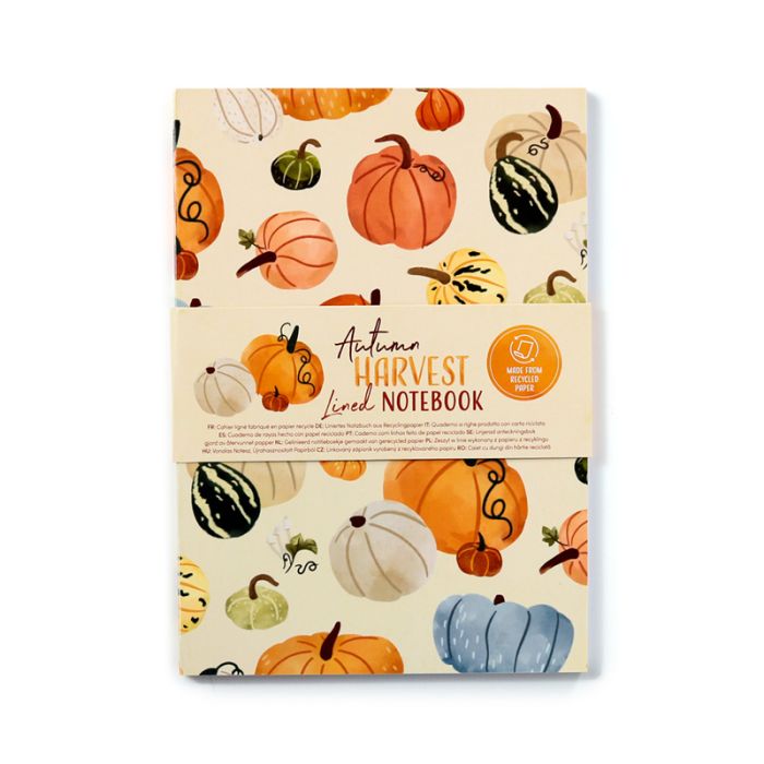 Autumn Harvest Anteckningsblock i Återvunnet Papper