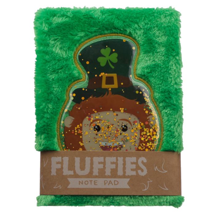 Leprechaun Plysch Fluffies Anteckningsblock/Anteckningsbok