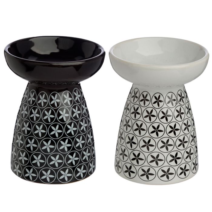 Eden Blommigt Mönster Aromalampa i Keramik för Olja & Vax