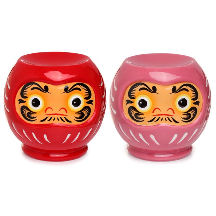 Japansk Daruma Aromalampa i Keramik