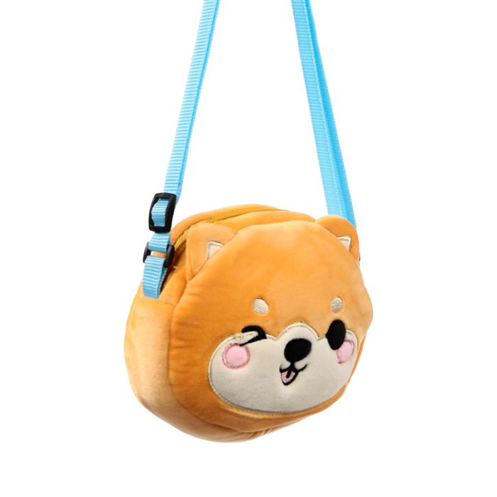 Shuggs the Shiba Inu Adoramals Crossbody Plysch Axelväska