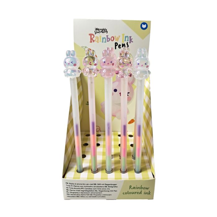 Springtime Kanin Penna med Regnbågsbläck