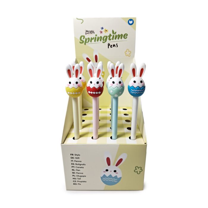 Springtime Påskägg Kanin Penna med Smal Topp