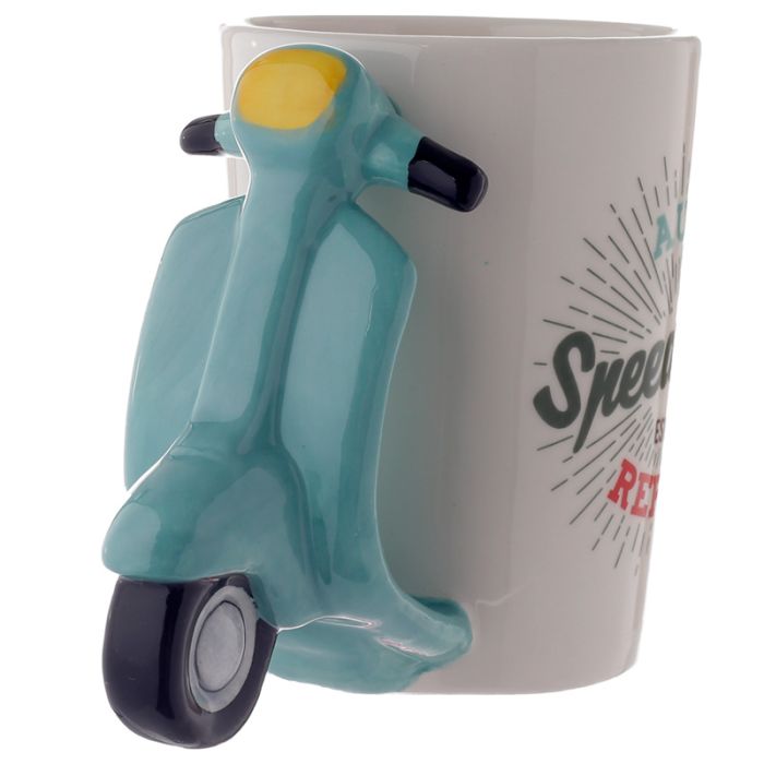 Speed King Scooter Mugg med Format Handtag
