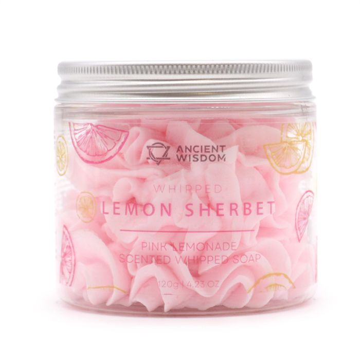 Pink Lemonade Sherbet Vispad Tvål i Burk