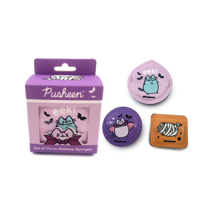 Pusheen the Cat Halloween 3-Pack Sminksvampar