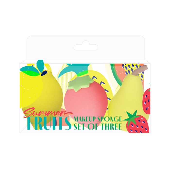 Summer Fruits Sminksvampar 3-Pack