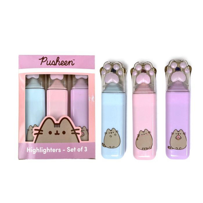 Pusheen the Cat Överstrykningspenna med Format Lock 3-Pack