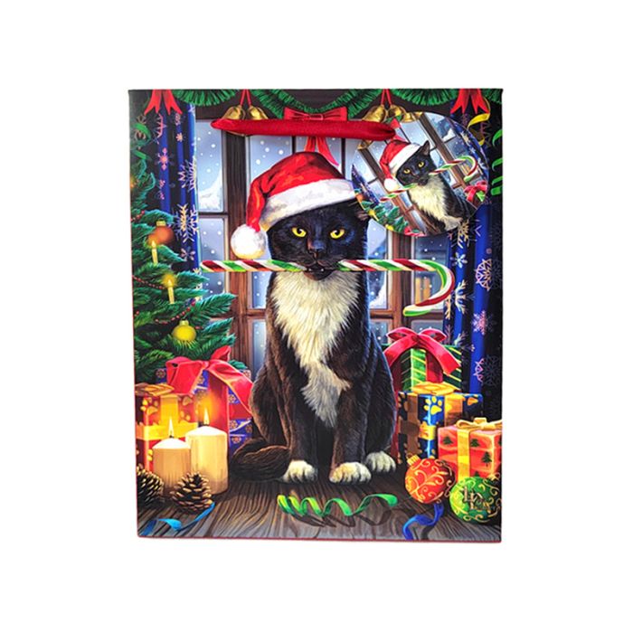 Lisa Parker Christmas Krampus Cat Presentpåse Medium