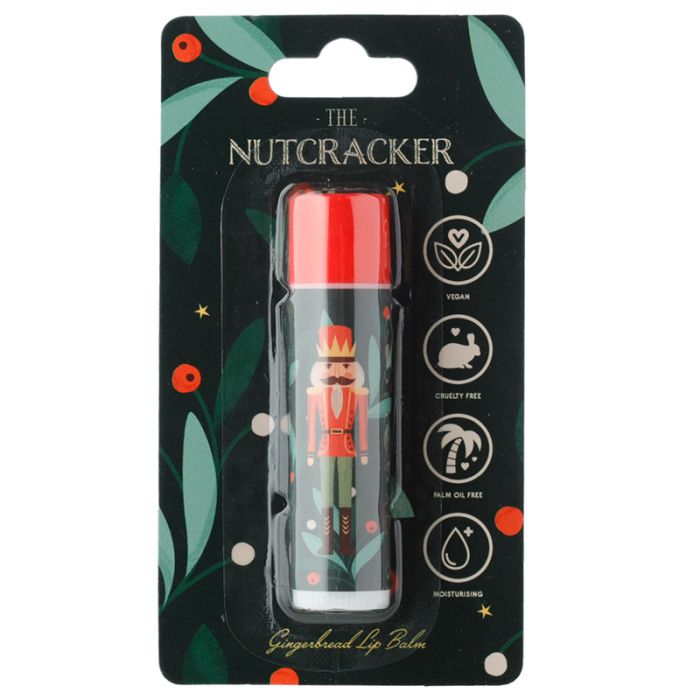 Jul Nutcracker Läppbalsam Sticka - Pepparkaka