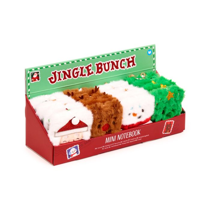 Jul Jingle Bunch Plysch A7 Mini Anteckningsblock
