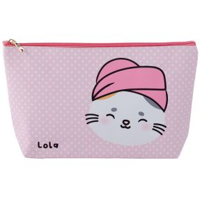 Adoramals Lola the Cat Stor Necessär i PVC
