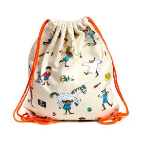 Pippi Långstrump Dragskoväska i Tyg Pippi Långstrump Dragskoväska i Tyg