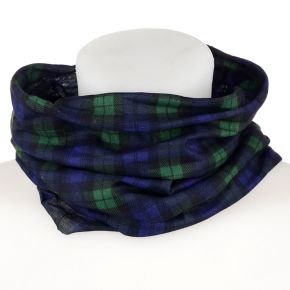 Grön Tartan Halsvärmare Tubhalsduk