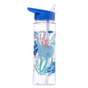 Återanvändbar 550ml Plast Vattenflaska - Eco Sealife Design