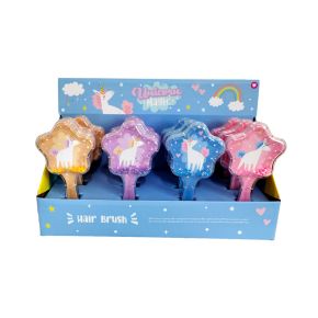 Unicorn Magic Enhörning Stjärnformad Glitter Hårborste Unicorn Magic Enhörning Stjärnformad Glitter Hårborste