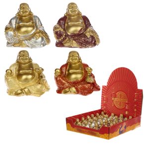 Glittrig Mini Happy Buddha