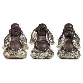 Kinesisk Buddha 3-Pack Speak No See No Hear No Evil