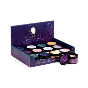 Ädelsten Kristall Sojavaxljus i Burk Ädelsten Kristall Sojavaxljus i Burk