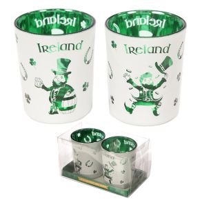 Lyckopyssling Irland 2-Pack Värmeljushållare