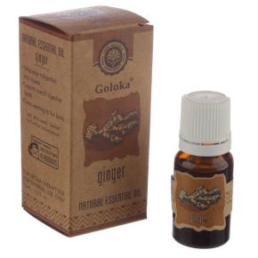 Goloka Ingefära Naturlig Eterisk Olja 10ml Goloka Ingefära Naturlig Eterisk Olja 10ml