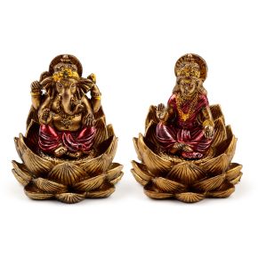 Guld Ganesh & Lakshmi Lotus 2-Pack Guld Ganesh & Lakshmi Lotus 2-Pack