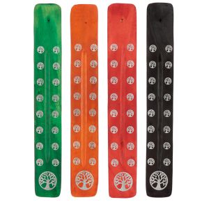 Tree of Life Asksamlare Rökelsehållare i Mangoträ Tree of Life Asksamlare Rökelsehållare i Mangoträ