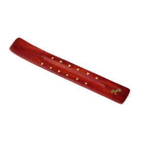 Mangoträ Enhörning Rökelsehållare Mangoträ Enhörning Rökelsehållare