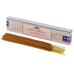 01365 Satya Sweet Vanilla Nag Champa Rökelsestickor 01365 Satya Sweet Vanilla Nag Champa Rökelsestickor
