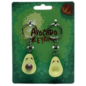 Kawaii Avokado 2-Pack Nyckelringar Kawaii Avokado 2-Pack Nyckelringar