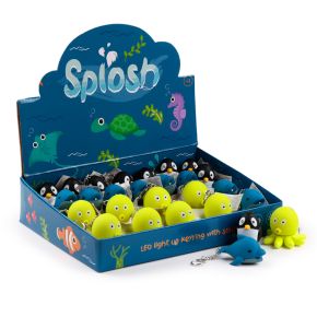 LED Nyckelklippa med Pingvin Delfin och Bläckfisk LED Nyckelklippa med Pingvin Delfin och Bläckfisk